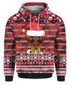 2 Chainz Santa 3D Print Ugly Christmas Sweatshirt